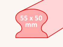 55x50 mm