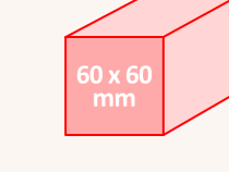 60x60 mm