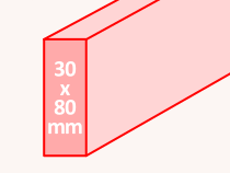30x80 mm