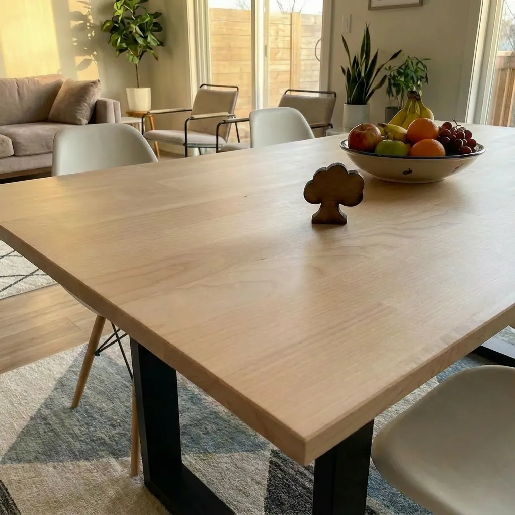 Tischplatte Massivholz Ahorn im Onlineshop der Holz-Wiegand GmbH in Würzburg