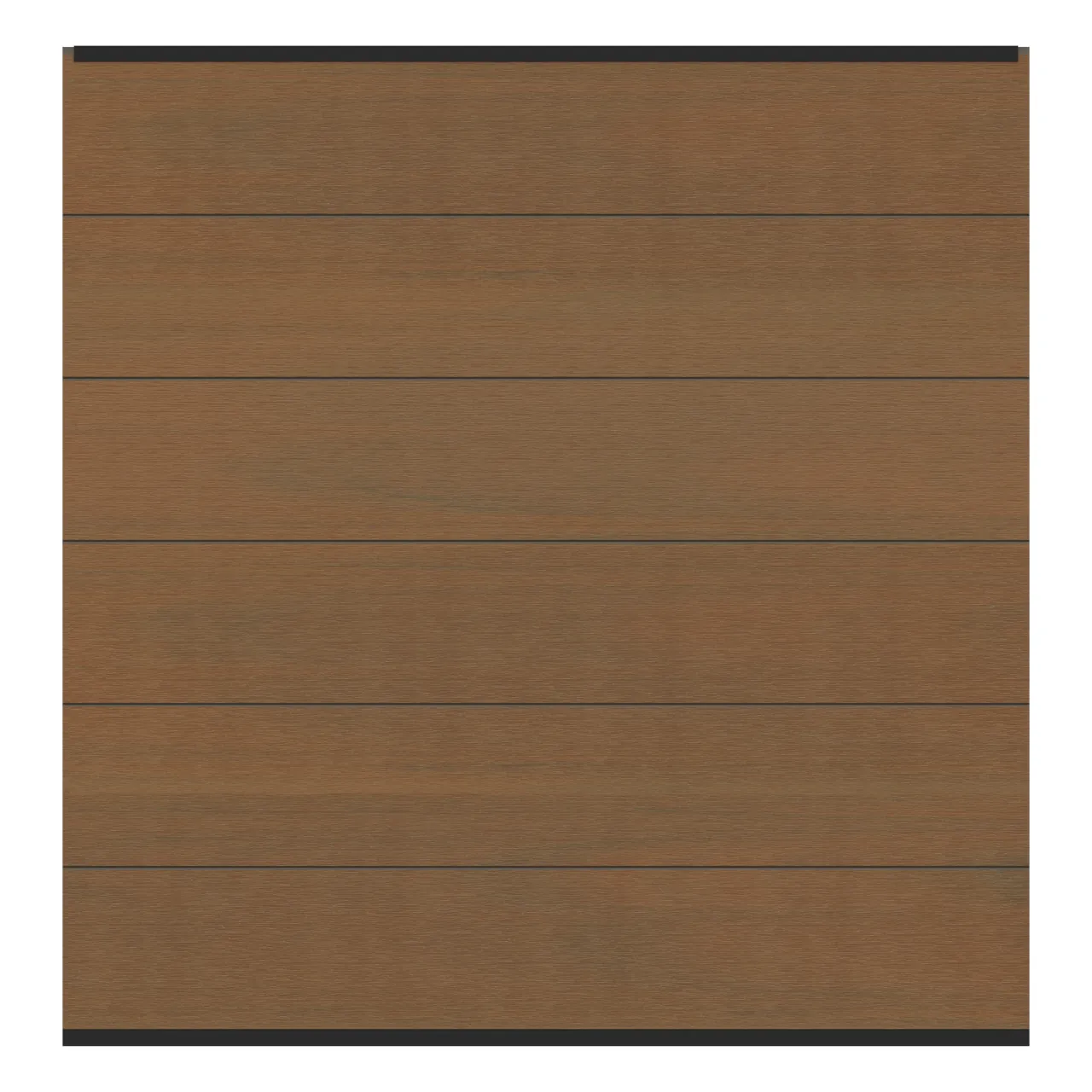Sichtschutzzaun SYSTEM WPC PLATINUM XL Teak-Braun/Anthrazit 178 x 184 cm im Onlineshop der Holz-Wiegand GmbH in Würzburg