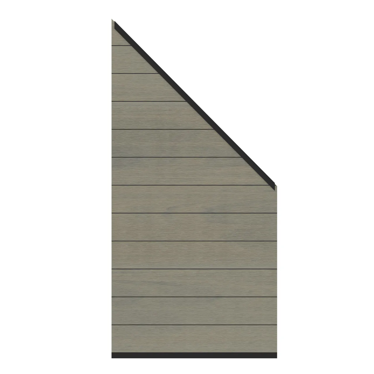 Anschluss-Set Sichtschutzzaun SYSTEM WPC PLATINUM Taupe-Grau/Anthrazit 91 x 184 auf 94 cm im Onlineshop der Holz-Wiegand GmbH in Würzburg