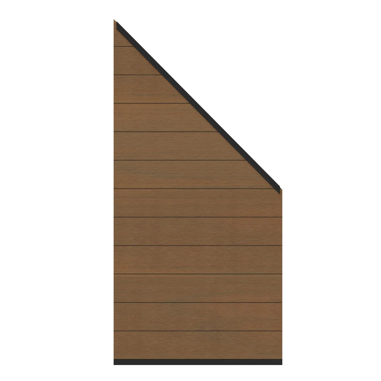 Anschluss-Set Sichtschutzzaun SYSTEM WPC PLATINUM Teak-Braun/Anthrazit 91 x 184 auf 94 cm im Onlineshop der Holz-Wiegand GmbH in Würzburg
