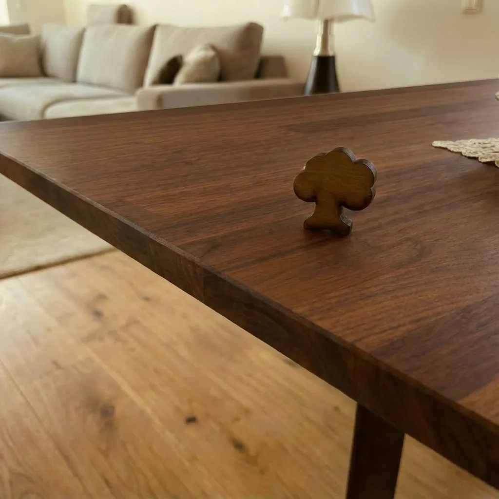 Tischplatte Massivholz Nussbaum im Onlineshop der Holz-Wiegand GmbH in Würzburg