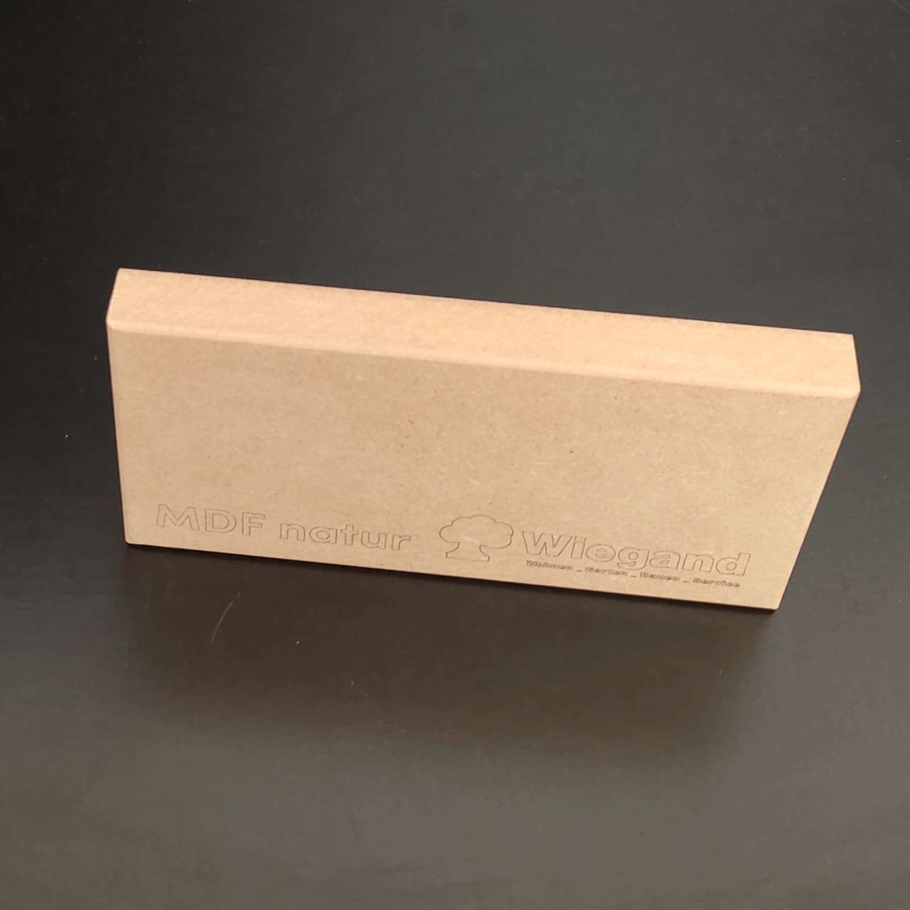 Mustertafel MDF-Platte Natur (roh) im Onlineshop der Holz-Wiegand GmbH in Würzburg