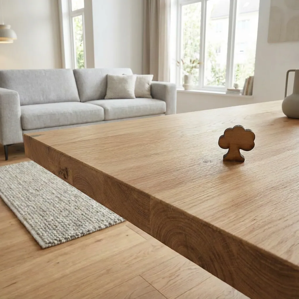 Tischplatte Massivholz Wildeiche DL im Onlineshop der Holz-Wiegand GmbH in Würzburg